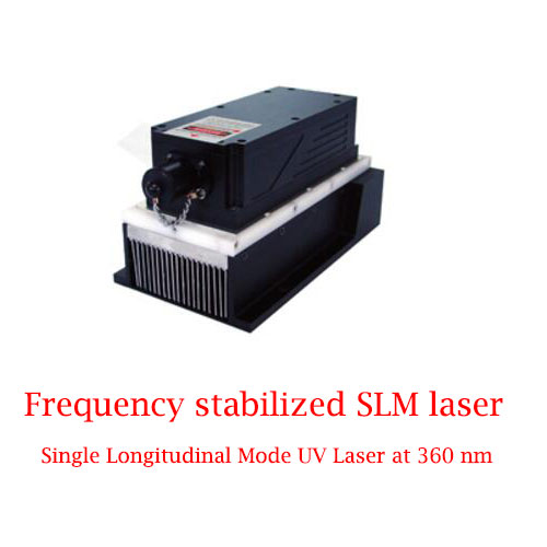 单纵型紫外線レーザ 360nm 週波数安定化SLMレーザ1~50mW